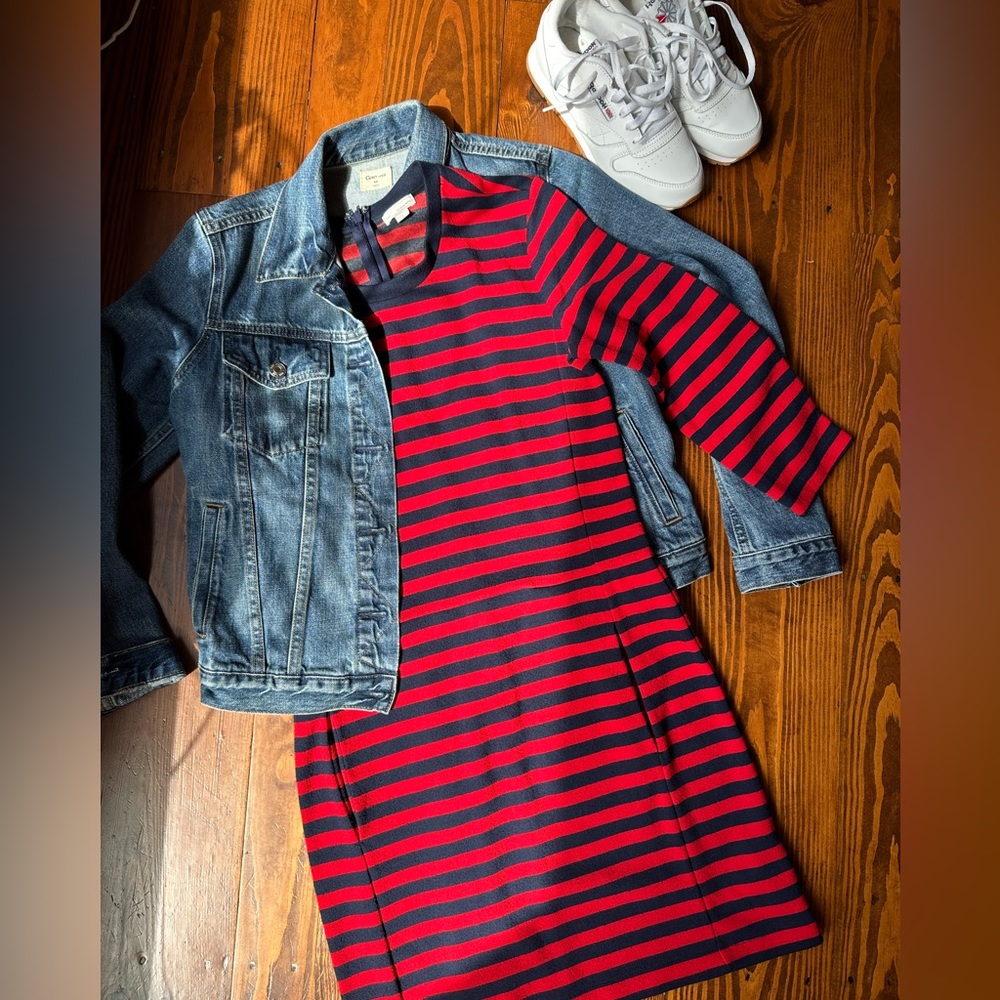 GAP Women’s Stripe Ponte Dress